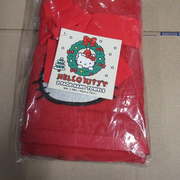Hello Kitty 2 pack Hand Towel Set - Picture 3 of 3
